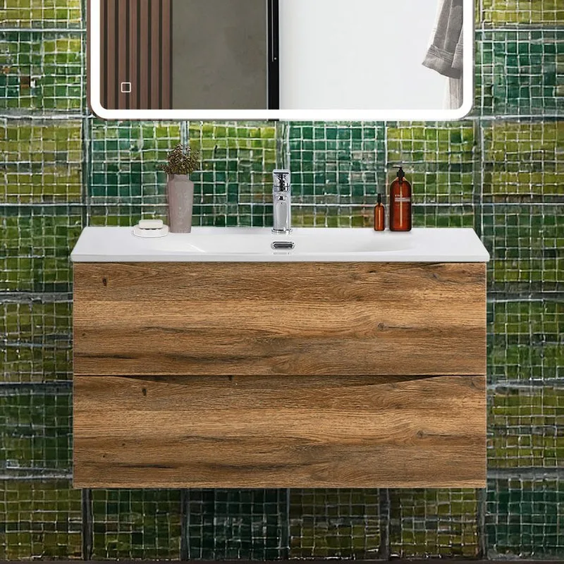 Тумба под раковину без столешницы BelBagno Marino-cer-n 90 подвесная, rovere rustico Sancos — официальный сайт