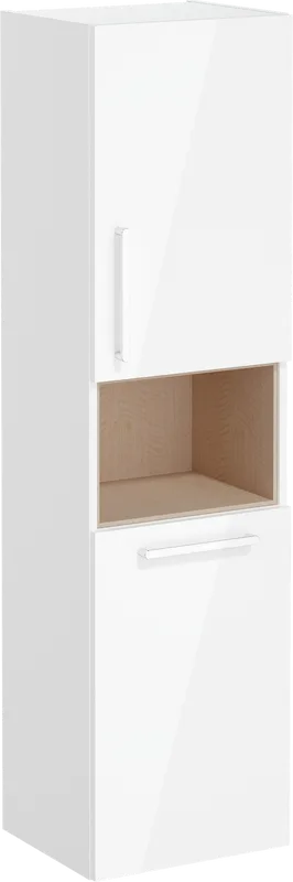 Шкаф-пенал для ванной VitrA Root Flat 40 R, с бельевой корзиной, белый глянец Sancos — официальный сайт