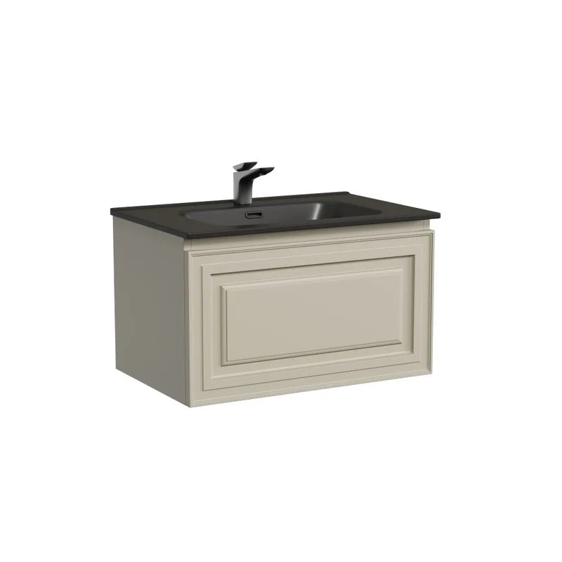 Тумба с раковиной Sancos Very 70 beige soft, раковина CN7007MB Sancos — официальный сайт