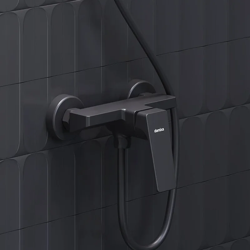 Смеситель для душа Damixa Merkur 402000300 черный Sancos — официальный сайт