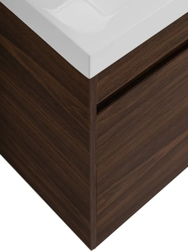Тумба под раковину без столешницы Art&Max Family-M 50 подвесная, bourbon oak, с дверцей Sancos — официальный сайт