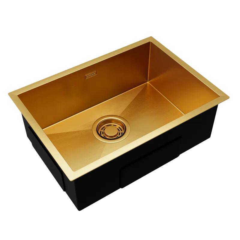 Мойка кухонная Emar PVD EMB-123 PVD Nano Golden Sancos — официальный сайт
