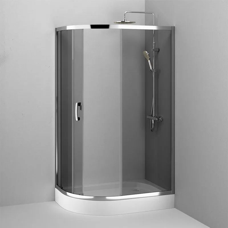 Душевой уголок AM.PM Like W83UG-302U120CG 120x80 профиль хром, стекло тонированное Sancos — официальный сайт