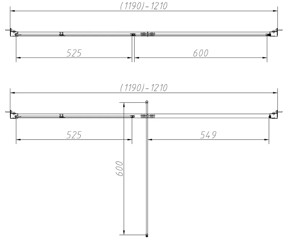 Душевая дверь в нишу Vincea Slim-N VDP-4SN120CLB 120x195, профиль черный матовый Sancos — официальный сайт