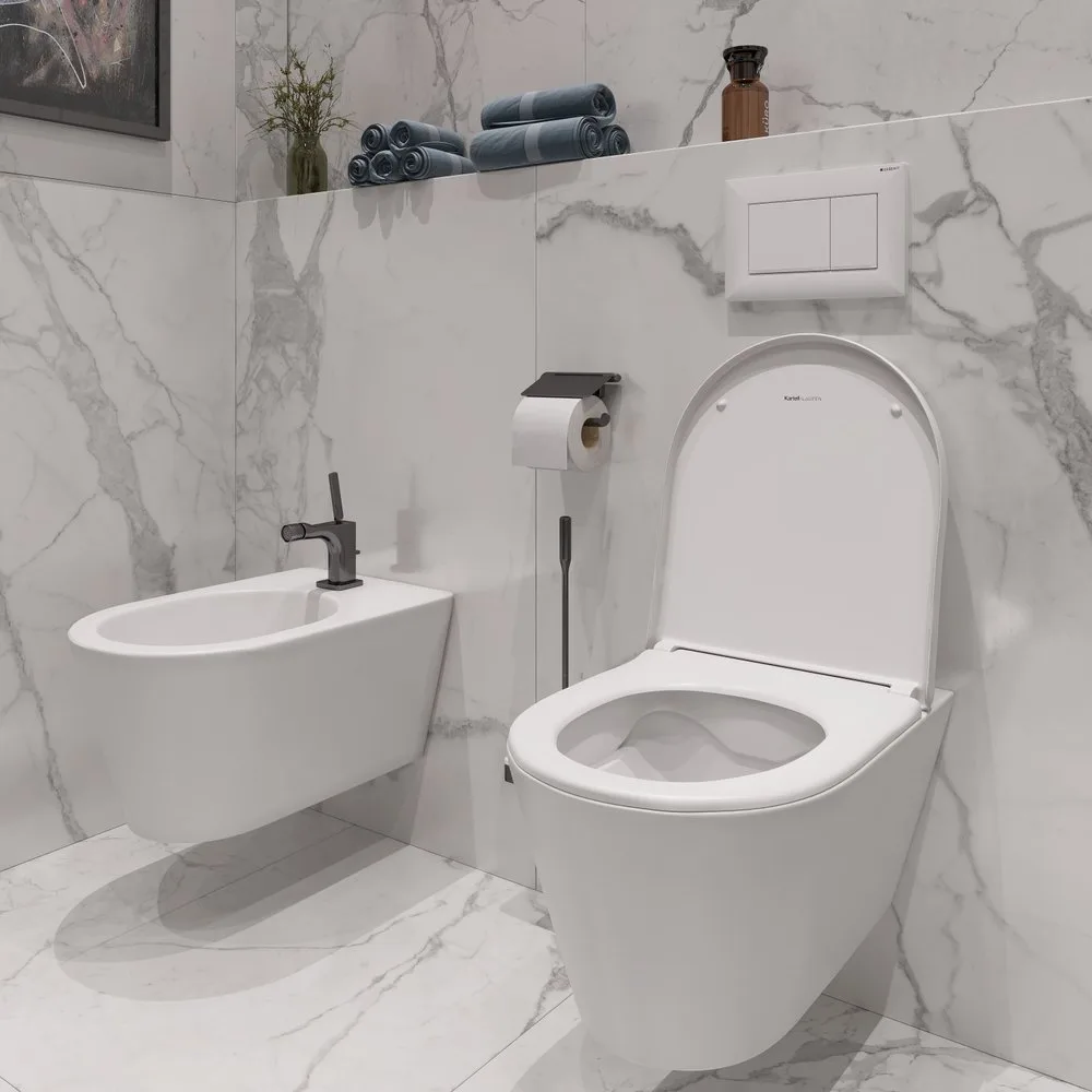 Крышка-сиденье Laufen Kartell by Laufen 8.9133.3.757.000.1 с микролифтом Sancos — официальный сайт
