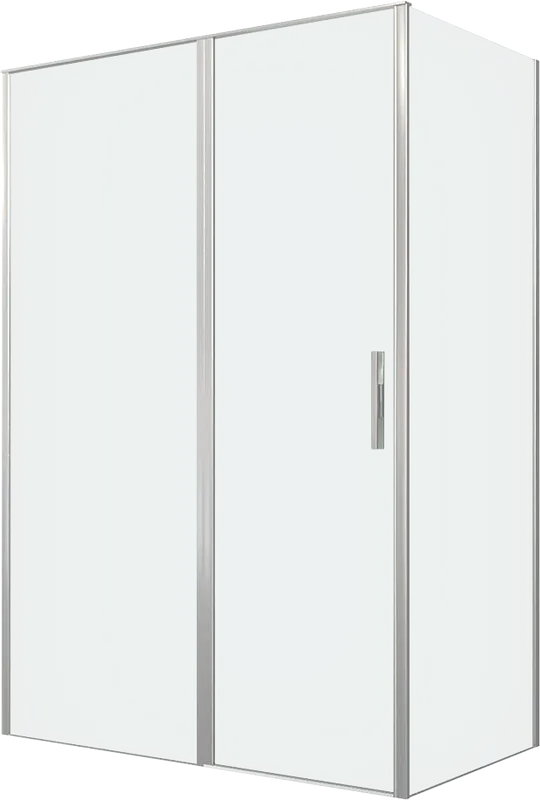 Душевой уголок Allen Brau Priority 140x80, профиль серебро браш, стекло прозрачное Sancos — официальный сайт