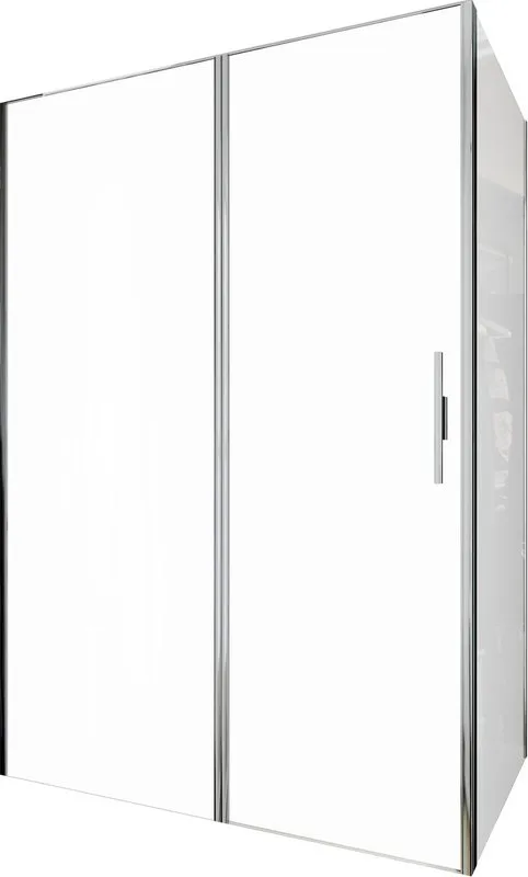 Душевой уголок Allen Brau Priority 140x100, профиль хром, стекло прозрачное Sancos — официальный сайт