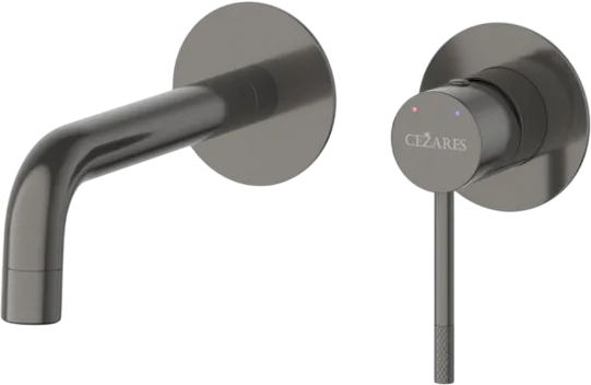 Смеситель для раковины Cezares Relax RELAX-BLI2-1 С ВНУТРЕННЕЙ ЧАСТЬЮ, оружейная сталь Sancos — официальный сайт