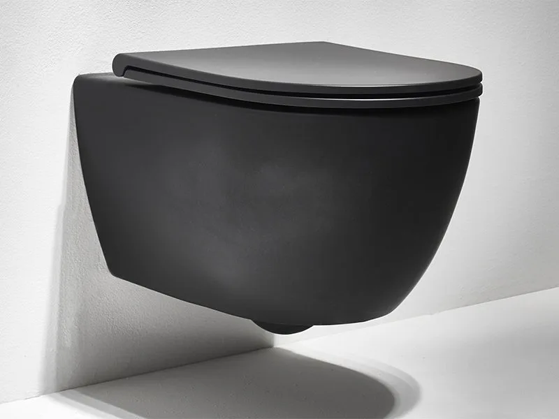 Унитаз подвесной Simas Trevi TR 18 black matt Sancos — официальный сайт
