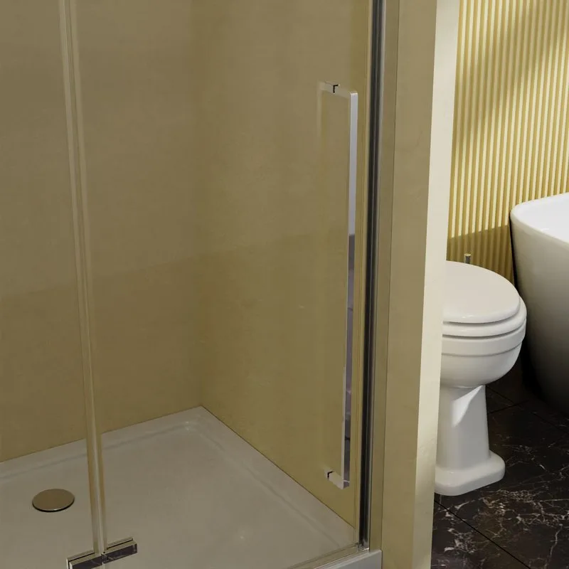 Душевая дверь в нишу Vincea Slim-N VDPH-5SN100CL 100 см, профиль хром, стекло прозрачное Sancos — официальный сайт
