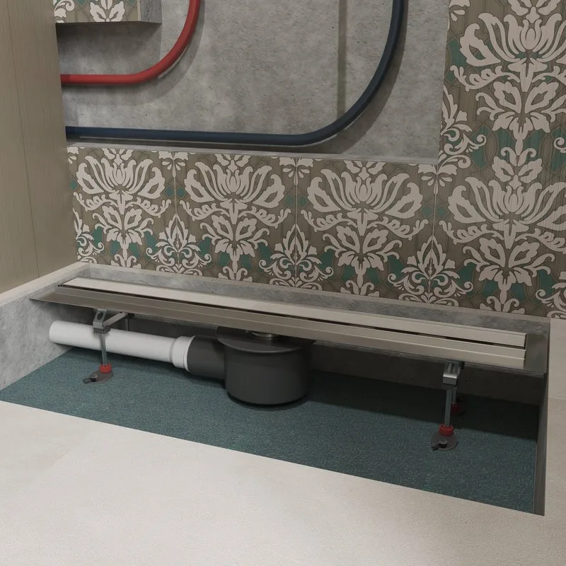 Сифон для душевого лотка TECE Drainline TECEdrainline 6 500 02 горизонтальный Sancos — официальный сайт