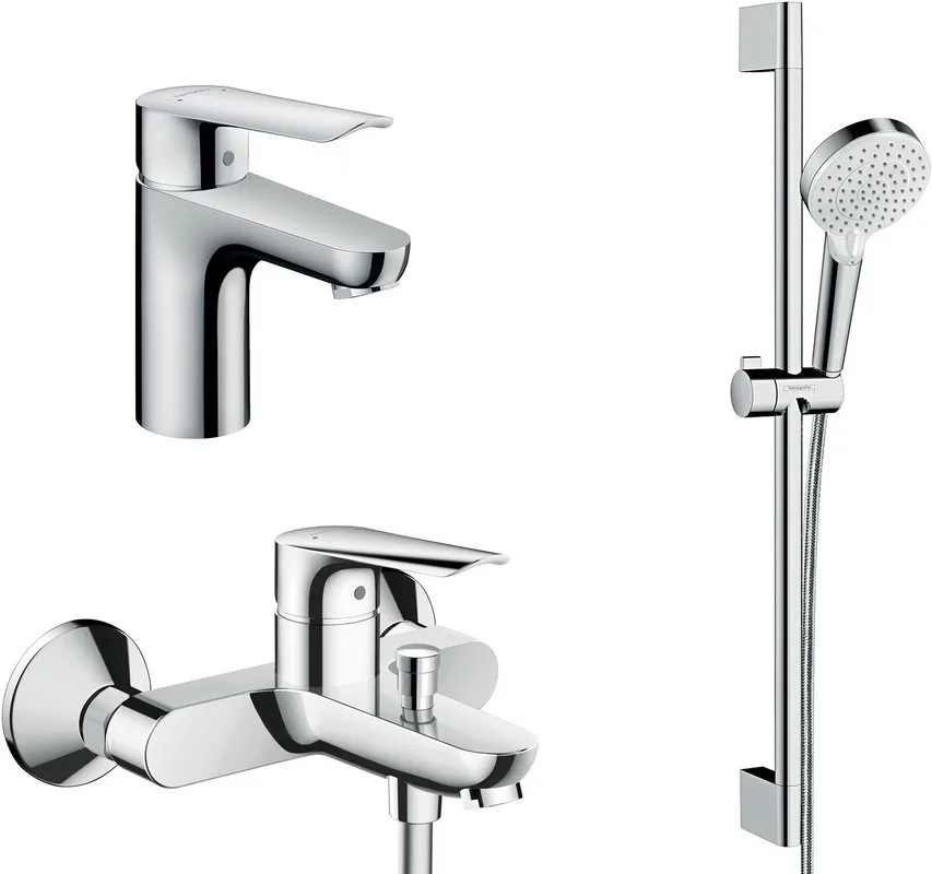 Комплект для ванной Hansgrohe Logis SET Logis E 70 (a) Sancos — официальный сайт