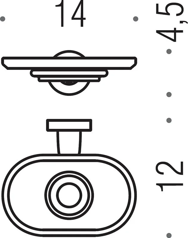 Мыльница Colombo Design Basic B2701 Sancos — официальный сайт