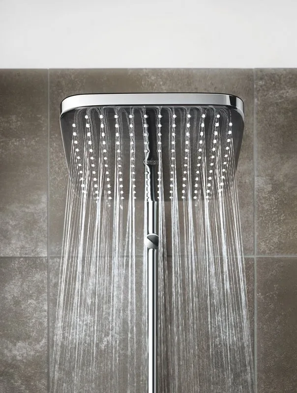 Душевая стойка Grohe Tempesta 26689001, с термостатом, хром Sancos — официальный сайт
