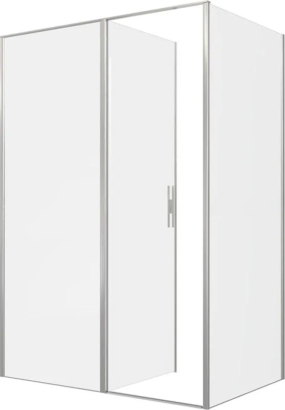 Душевой уголок Allen Brau Priority 140x90, профиль серебро браш, стекло прозрачное Sancos — официальный сайт