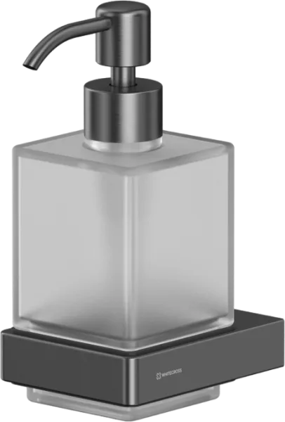 Дозатор WHITECROSS Cubo CU2440GM оружейная сталь