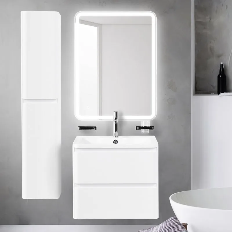 Тумба под раковину без столешницы BelBagno Albano 70 подвесная, bianco lucido Sancos — официальный сайт