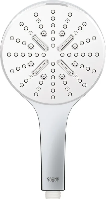 Душевая лейка Grohe Rainshower SmartActive 26544LS0 белая луна Sancos — официальный сайт