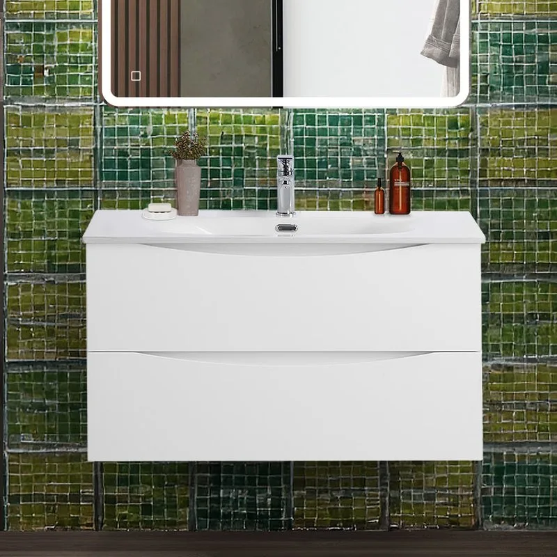 Тумба под раковину без столешницы BelBagno Marino-cer-n 90 подвесная, bianco opaco Sancos — официальный сайт