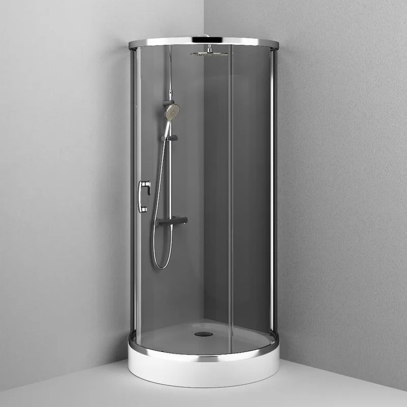 Душевой уголок AM.PM Like W83UG-333-095CG 95x95 профиль хром, стекло тонированное Sancos — официальный сайт