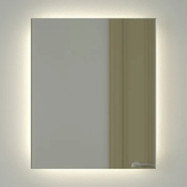 Зеркало Defesto Glow DF 2503 50х60 с LED-подсветкой, 4 500 K, без выключателя