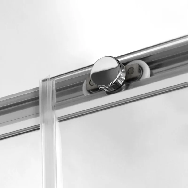Душевая дверь в нишу Vincea Slim-U VDS-2SU110CL 110 см, профиль хром, стекло прозрачное Sancos — официальный сайт