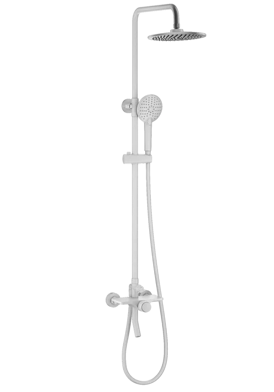 Душевая стойка Wonzon & Woghand CLICK WW-N3S962-MW, матовая белая Sancos — официальный сайт