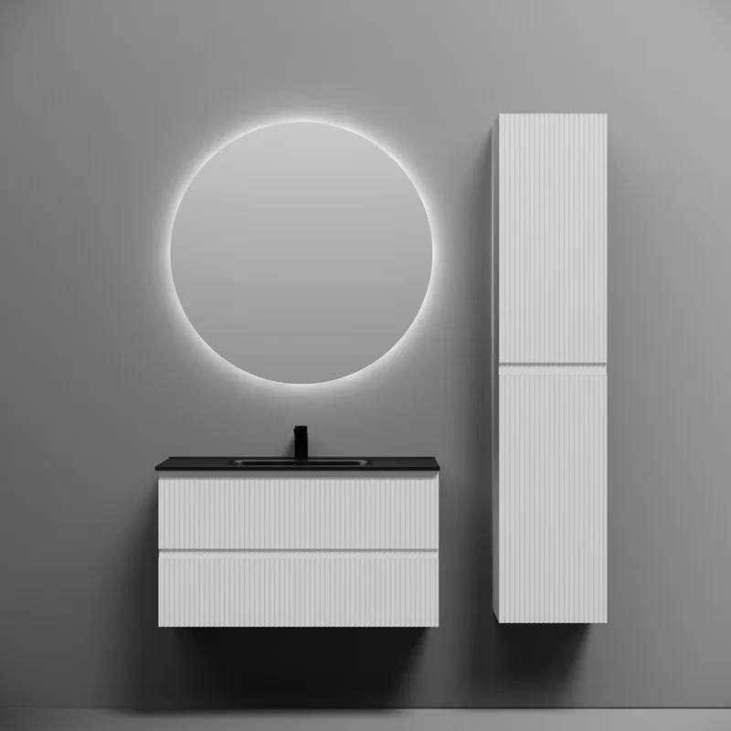 Тумба с раковиной Sancos Snob T 90 bianco, раковина CN7002MB Sancos — официальный сайт