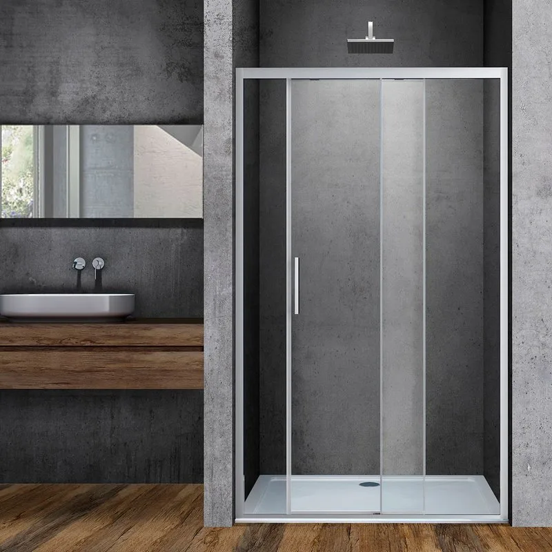 Душевая дверь в нишу Vincea Soft VDS-3SO100CL 100 см, стекло прозрачное, хром Sancos — официальный сайт