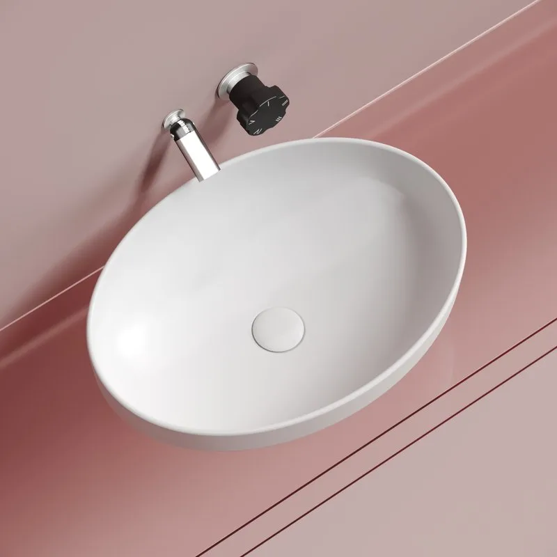 Накладная раковина Ceramicanova Element CN6056MW белая матовая Sancos — официальный сайт