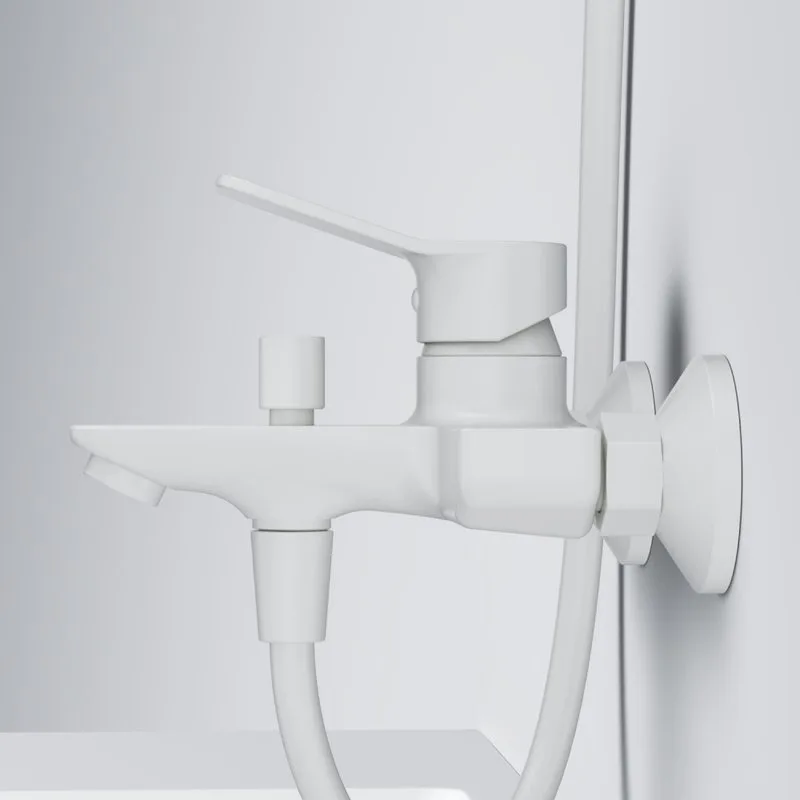 Смеситель для ванны с душем AM.PM X-Joy F85A10033, белый Sancos — официальный сайт