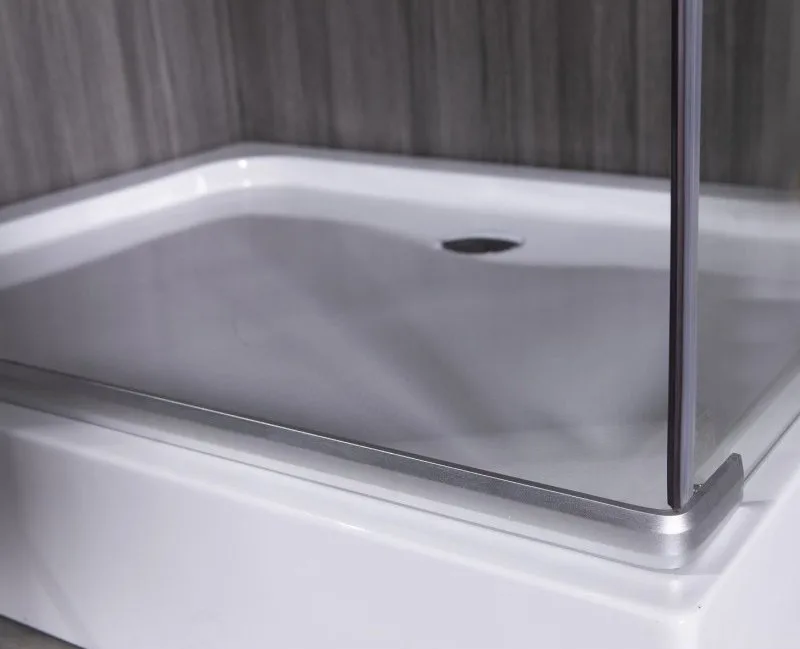 Душевой уголок Esbano ESR-8180 120x80 см, профиль хром Sancos — официальный сайт