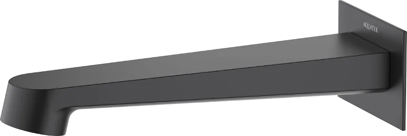 Излив AQUATEK Оберон AQ1241MB для ванны, матовый черный Sancos — официальный сайт