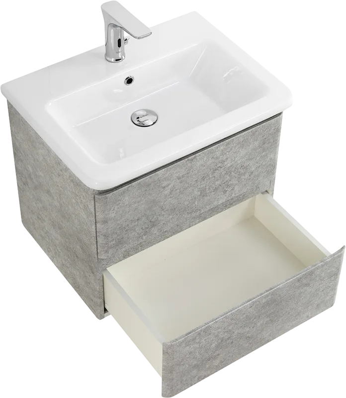 Тумба под раковину без столешницы BelBagno Albano-Cer 50 подвесная, cemento verona grigio Sancos — официальный сайт