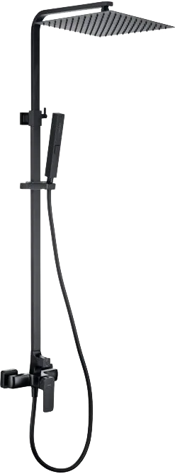 Душевая стойка Allen Brau Infinity 5.21012-31, чёрный матовый Sancos — официальный сайт