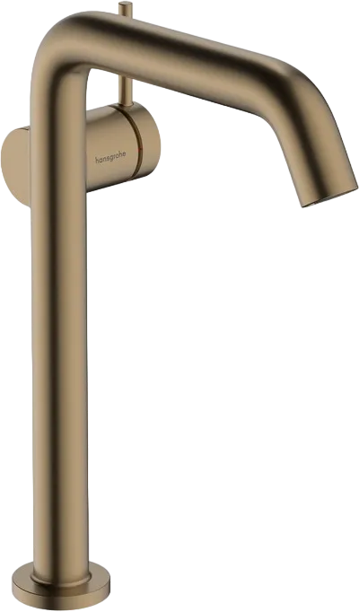 Смеситель для раковины Hansgrohe Tecturis S Fine 240 CoolStart 73370140 шлифованная бронза Sancos — официальный сайт