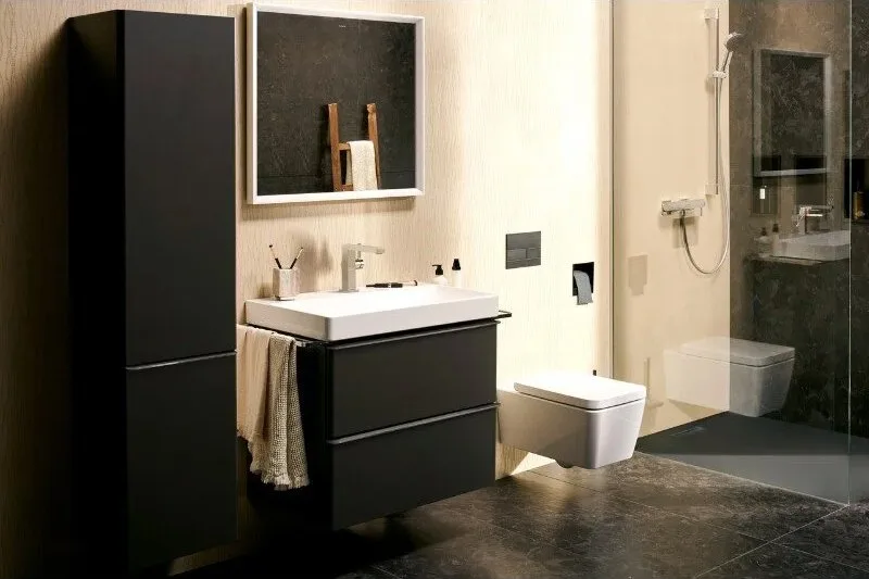 Смеситель для раковины Hansgrohe Tecturis E 110 Fine 73020000 хром Sancos — официальный сайт