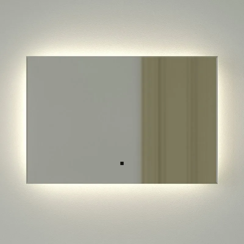 Зеркало Defesto Glow DF 2502RH 60х40 с LED-подсветкой, 4 500 K, инфракрасный выключатель