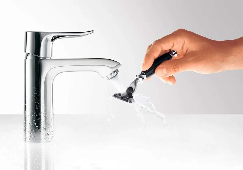 Смеситель для раковины Hansgrohe Metris 31080000 Sancos — официальный сайт