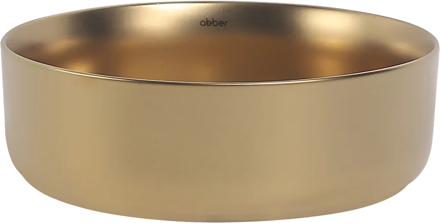 Накладная раковина Abber Bequem AC2108MMG матовое золото Sancos — официальный сайт
