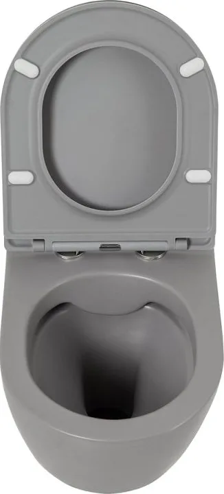 Чаша для унитаза подвесного BelBagno Colorato BB062CHR-GR матовая серая Sancos — официальный сайт