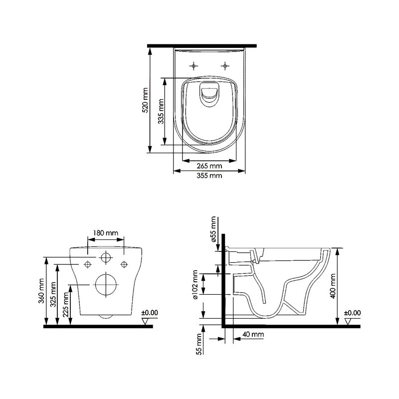 Унитаз подвесной Wasserkraft Berkel H001.E034 Sancos — официальный сайт