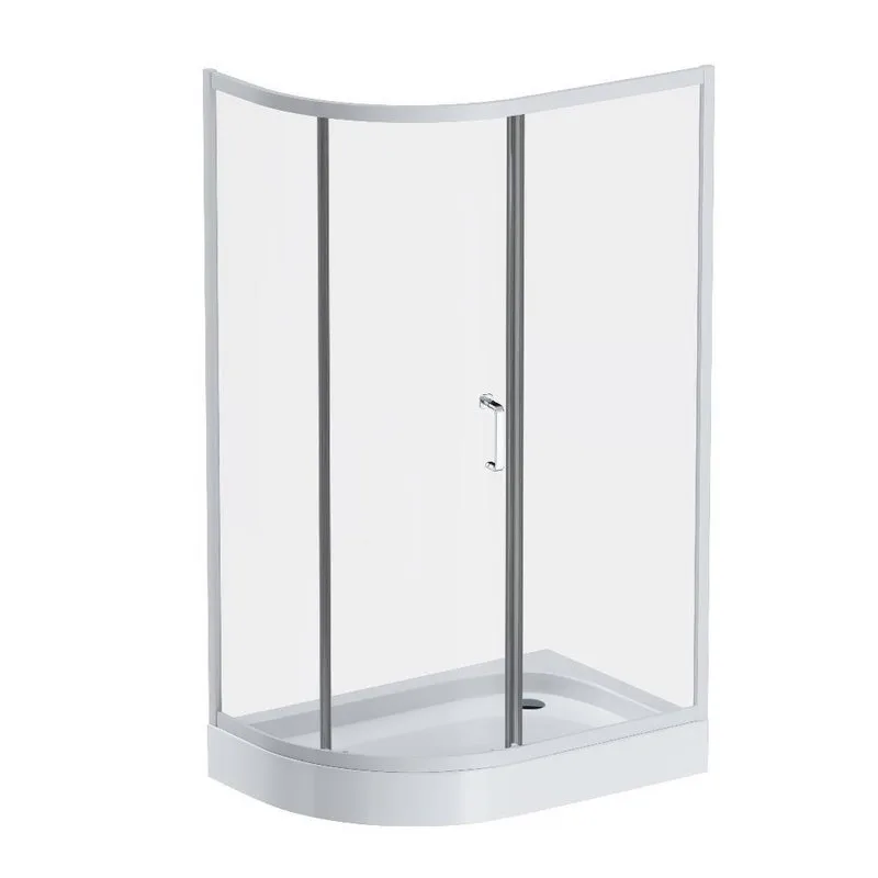 Душевой уголок AM.PM Like W83UG-302U120MT 120x80 профиль матовый хром, стекло прозрачное Sancos — официальный сайт