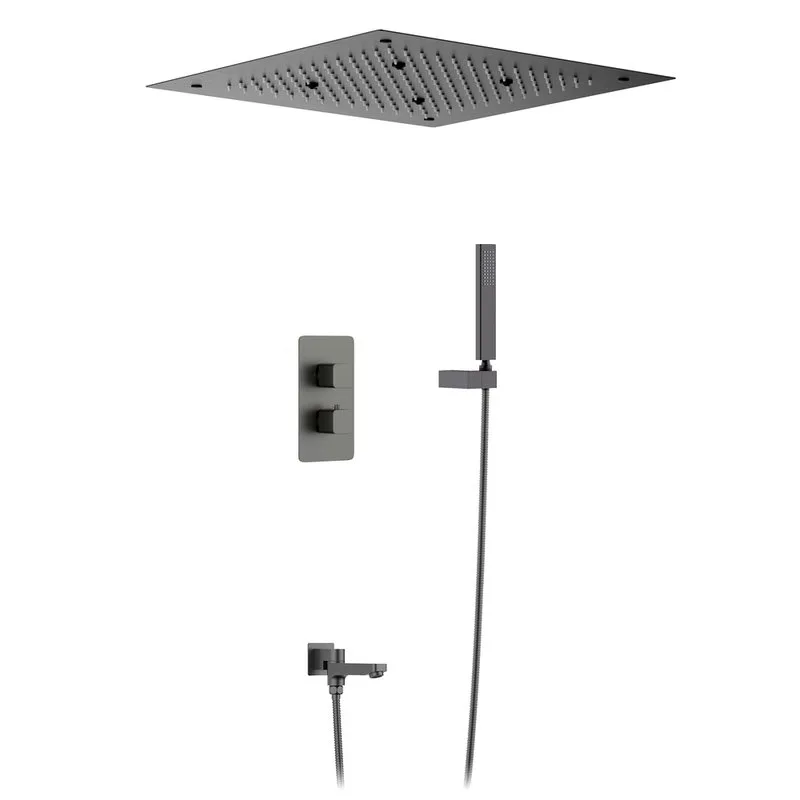 Душевой комплект Timo Petruma SX-5019/18SM, С ВНУТРЕННЕЙ ЧАСТЬЮ, черное золото Sancos — официальный сайт