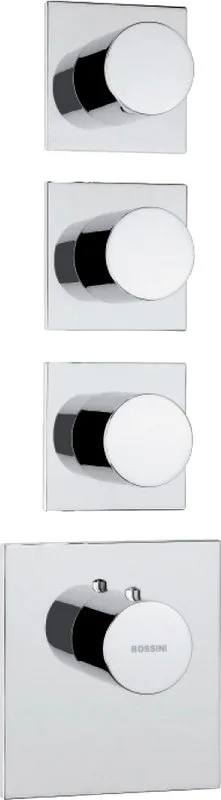 Термостатический смеситель встраиваемый Bossini OKI 3 Outlets LP Z031205 для ванны с душем, хром Sancos — официальный сайт