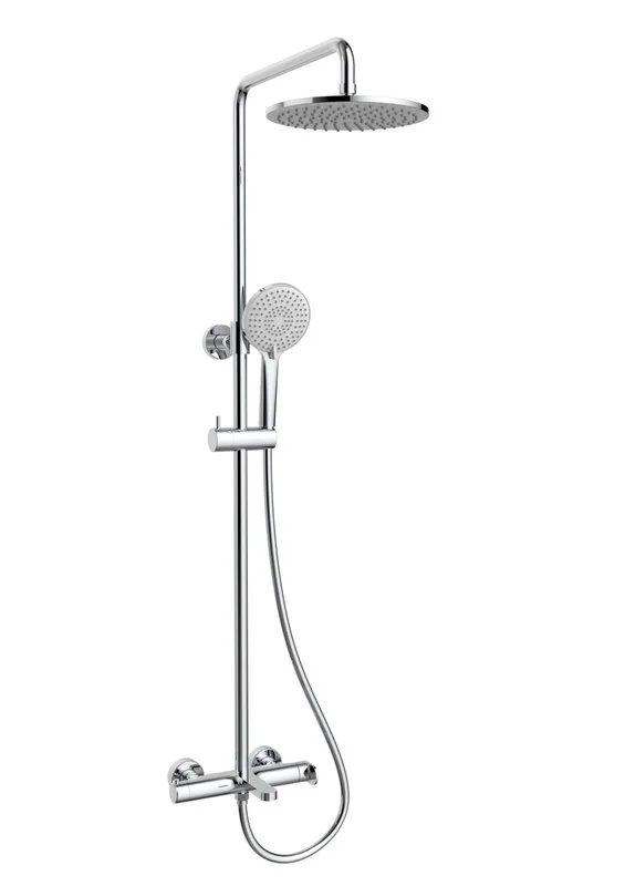 Душевая стойка Vincea Rondo VSFS-1R1CH с изливом, хром Sancos — официальный сайт