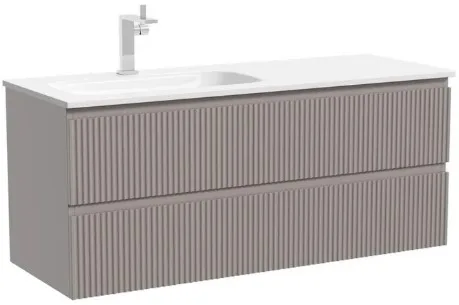 Тумба под раковину Sancos Snob R 120 подвесная Doha soft (пыльная роза), SNR120LSM Sancos — официальный сайт