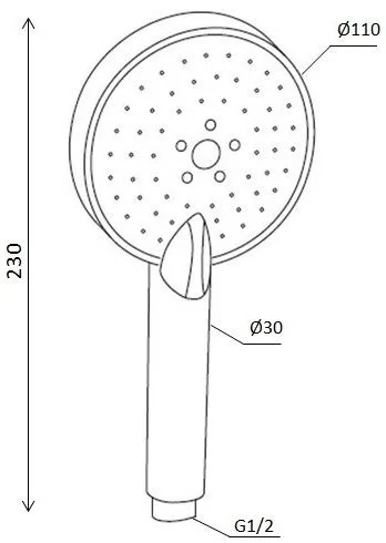 Душевая лейка Damixa RedBlue Origin One 2.0 918100200 Sancos — официальный сайт