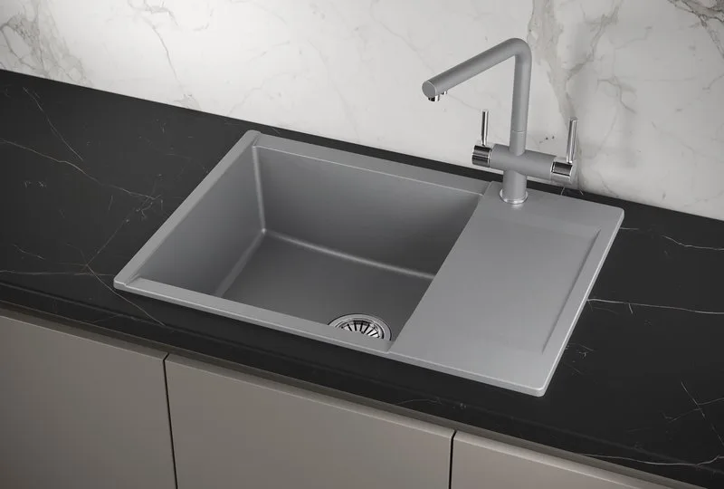 Мойка кухонная Granula Estetica 7003, алюминиум Sancos — официальный сайт