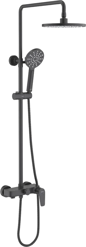 Душевая стойка AQUATEK Бетта AQ2140MB, матовая черная Sancos — официальный сайт